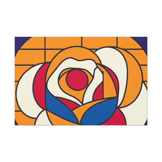 Poppy- Midcentury Canvas