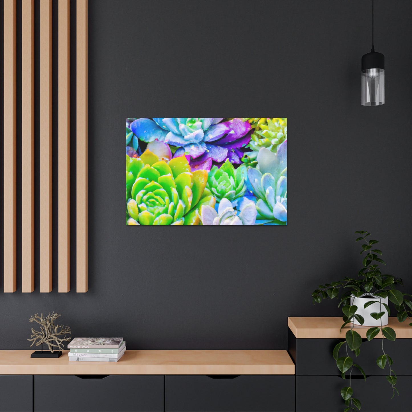 Garden of Bright Delights - Canvas - Succulent