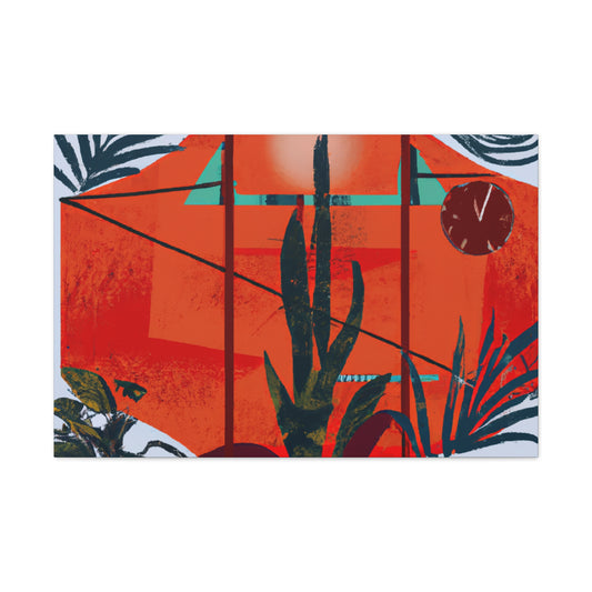 Dreamscape Vista- Midcentury - Canvas