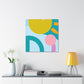 Pigment Paradise- Midcentury - Canvas
