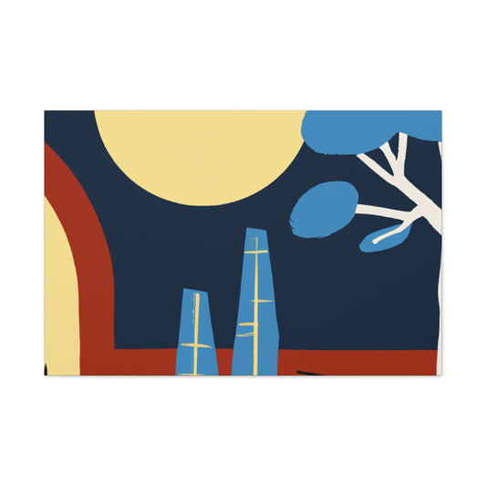 "Jubilee Sunrise - Midcentury" - Canvas