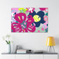 "Petals of Passage" - Floral Canvas