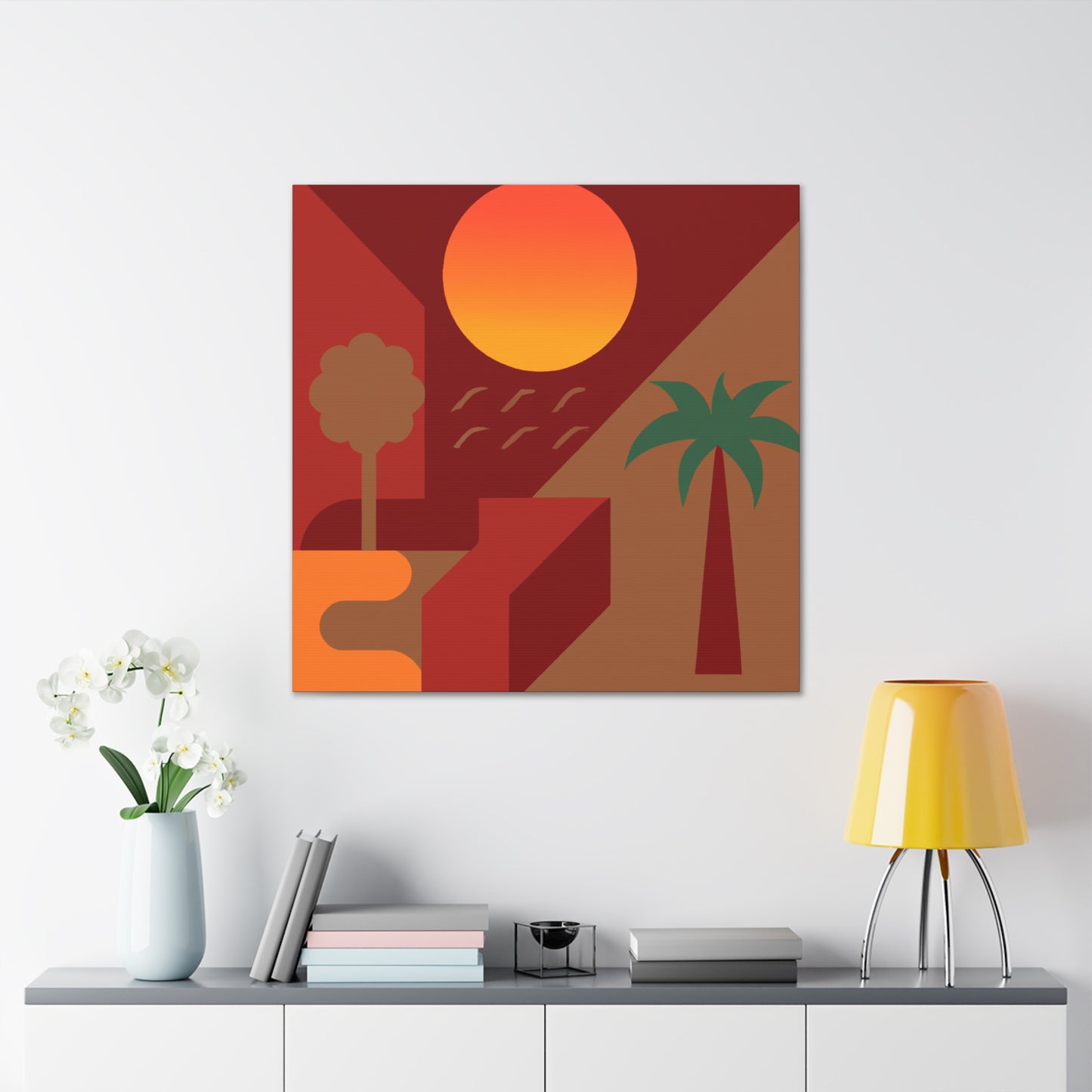 Utopia Bubble- Midcentury - Canvas