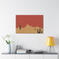 Desert Stage - Vintage Contemporary - Desert - Canvas