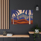 Vibey Tropics- Midcentury Canvas