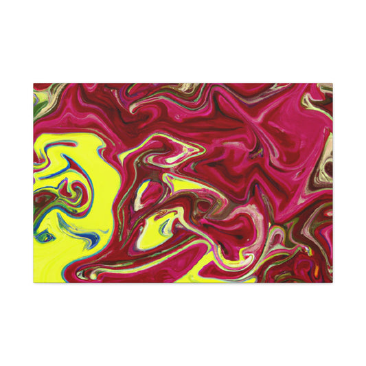 Luminous Aqua - Abstract - Canvas