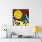 Retro Flight- Midcentury - Canvas