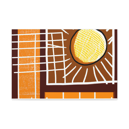 Pow!- Midcentury Canvas