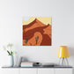The Eliza - Vintage Contemporary - Desert = Canvas