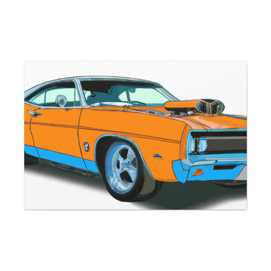 Retro-Fury - Automobile - Canvas
