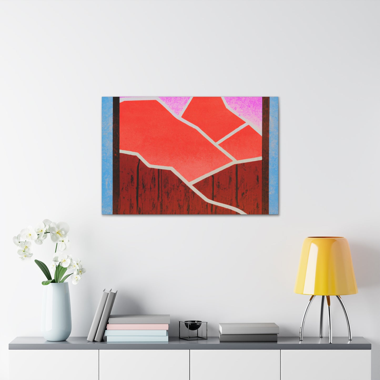 Vibrant Bloom - Midcentury - Canvas