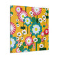 Floral Reflection - Floral Canvas