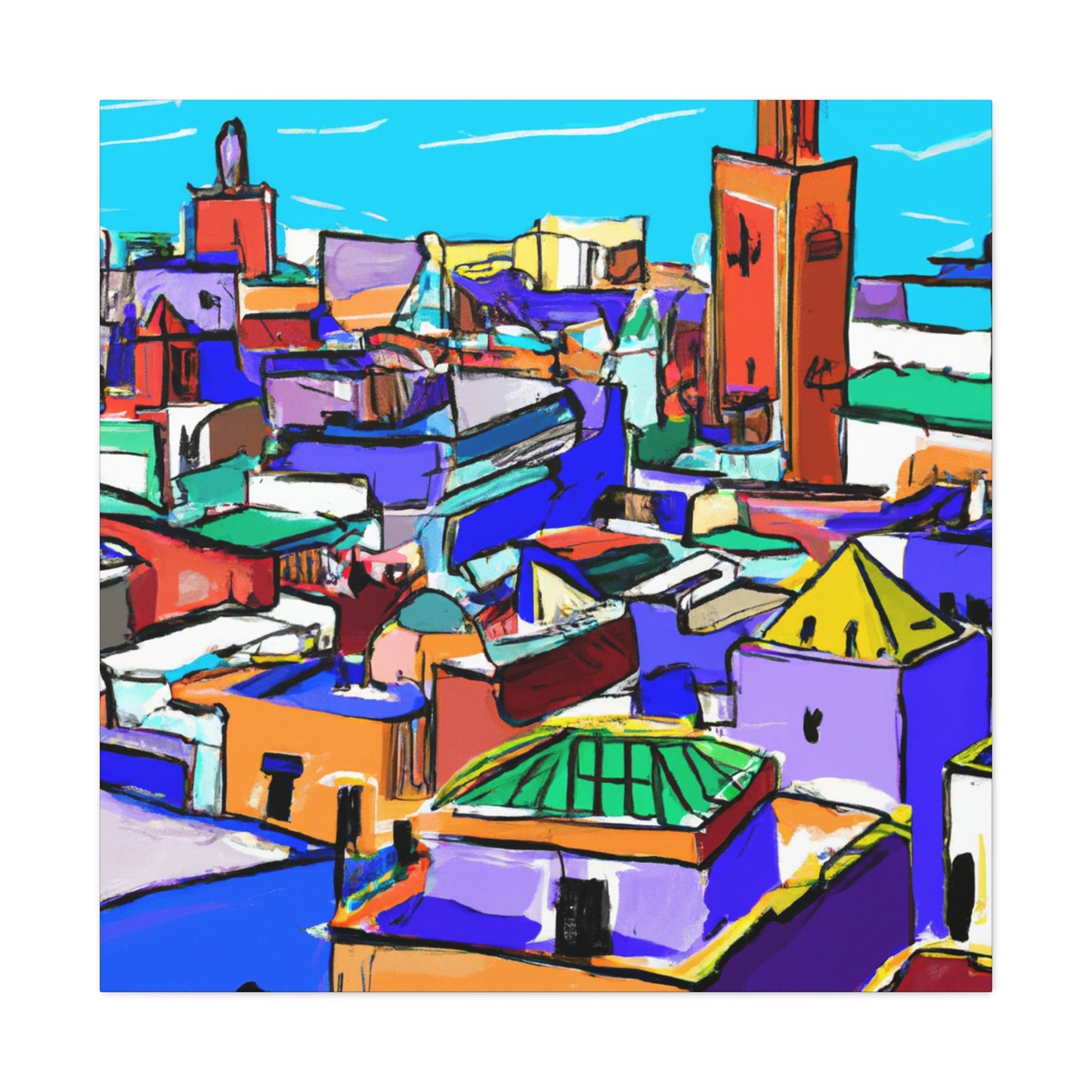 Rashida Bin-Nasir - Morraco - Canvas
