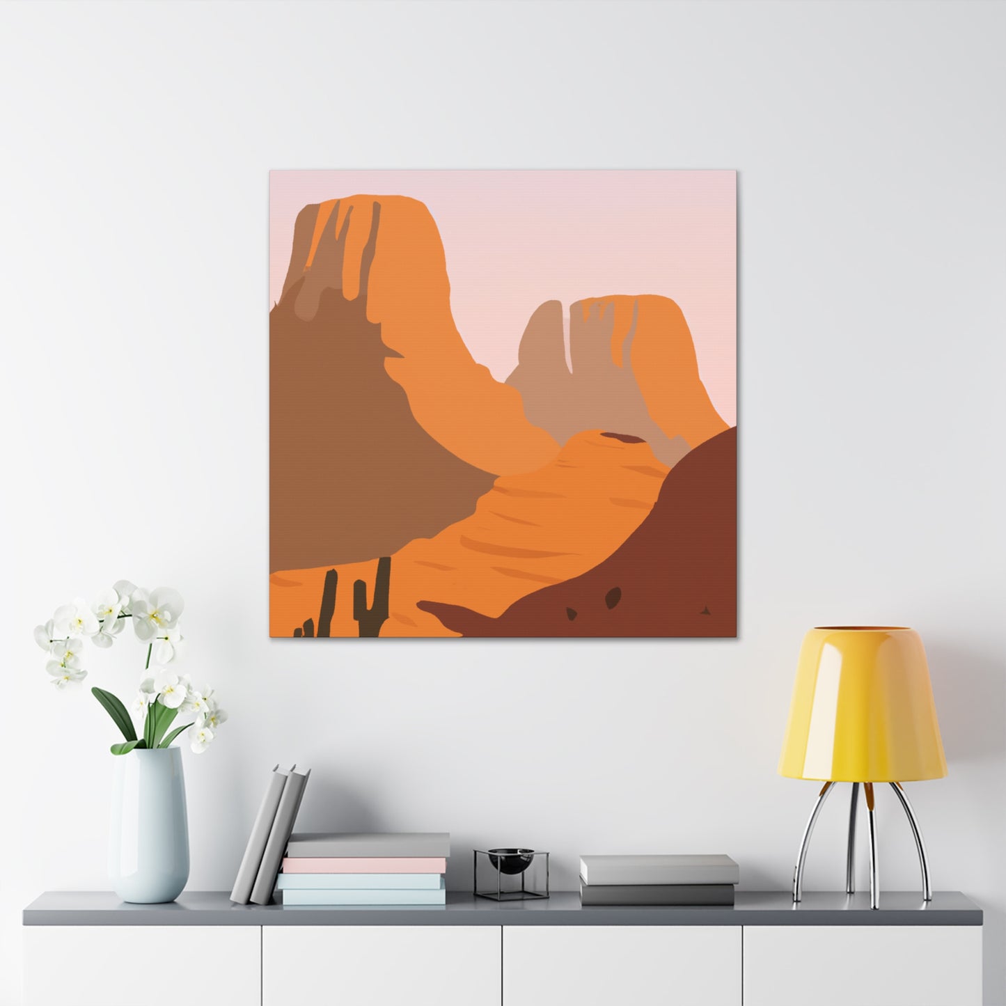 Desert Bloom - Landscape - Canvas