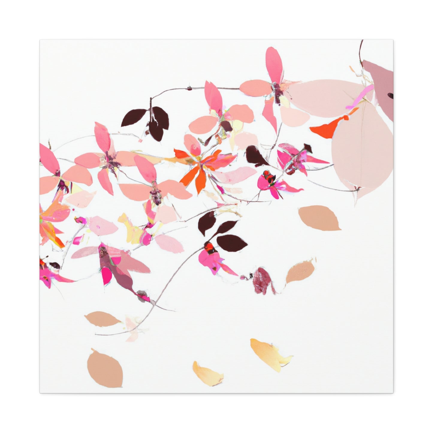 Azure-Floral - Canvas