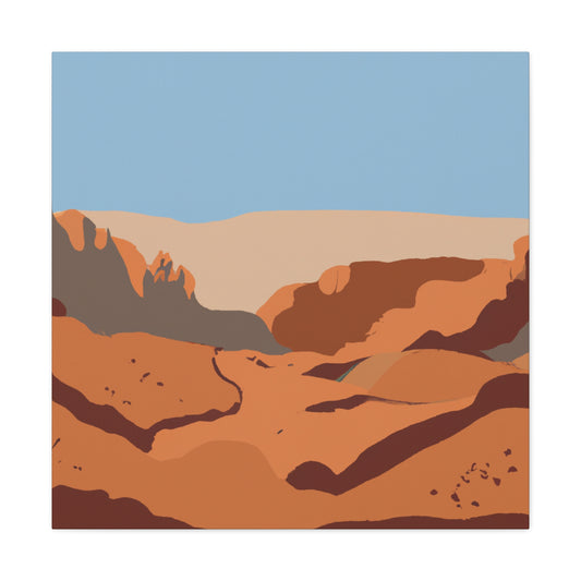 Dusty Paradise - Landscape - Canvas