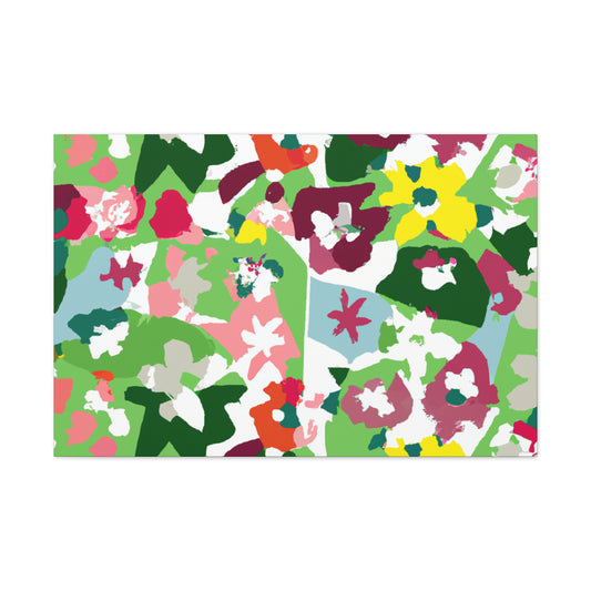 A Floral Fortune Game - Floral Canvas