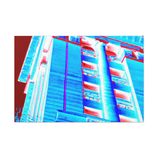 'Geometric Glitz: A Celebration of Art Deco Architecture' - Canvas