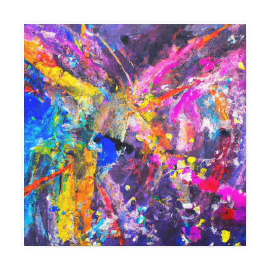 Festive Reflection - Abstract Canvas