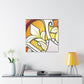 Leafy Warmth- Glass Canvas
