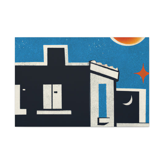 Funky Town - Midcentury Canvas