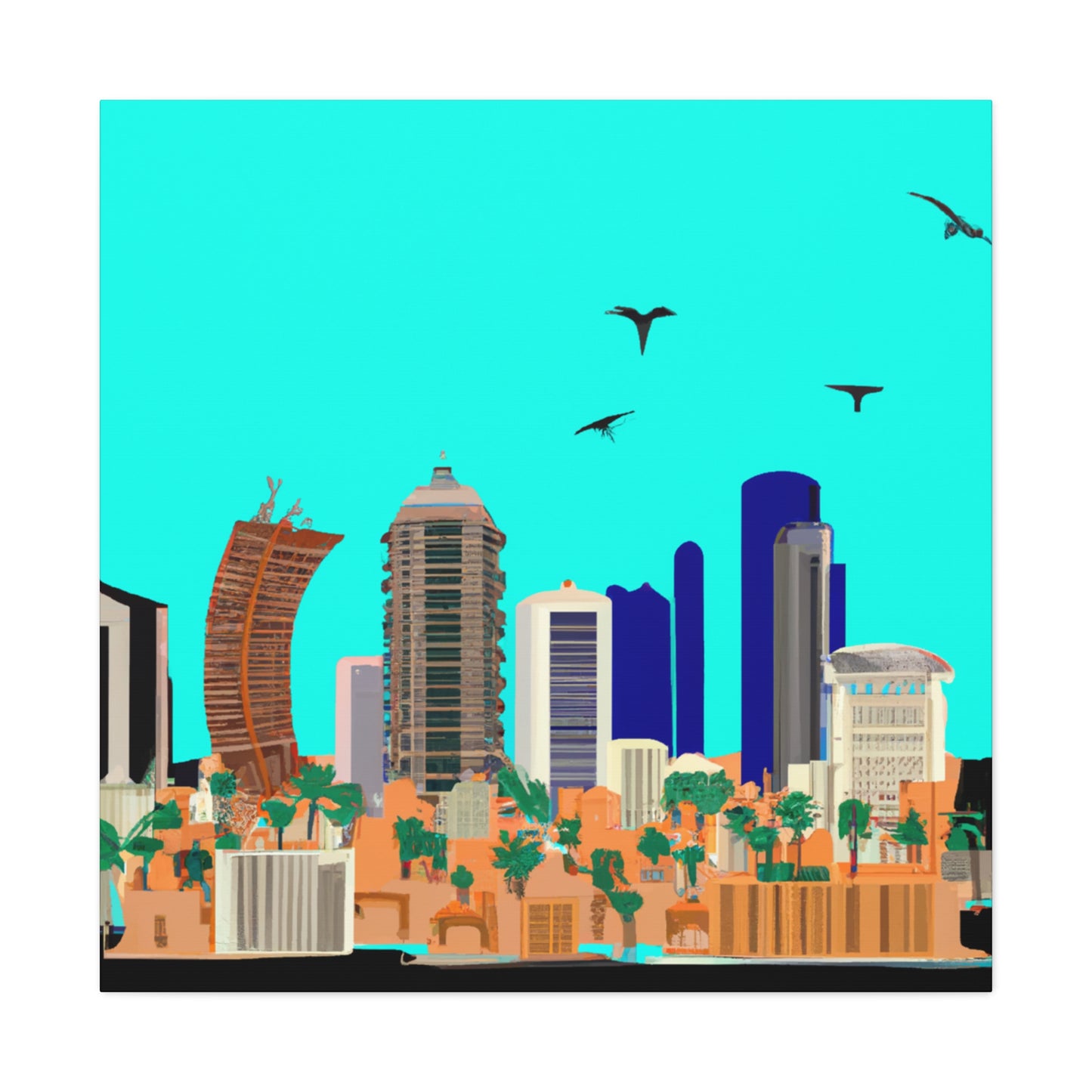 Nabatea - Middle East - Canvas