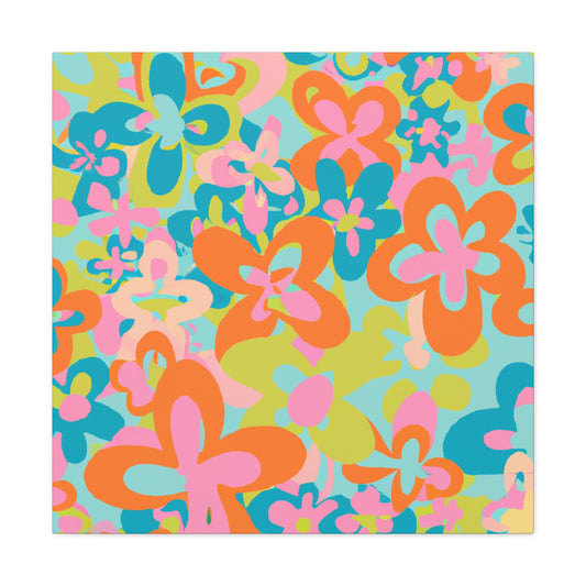 "The Blooming Bouquet" - Floral Canvas