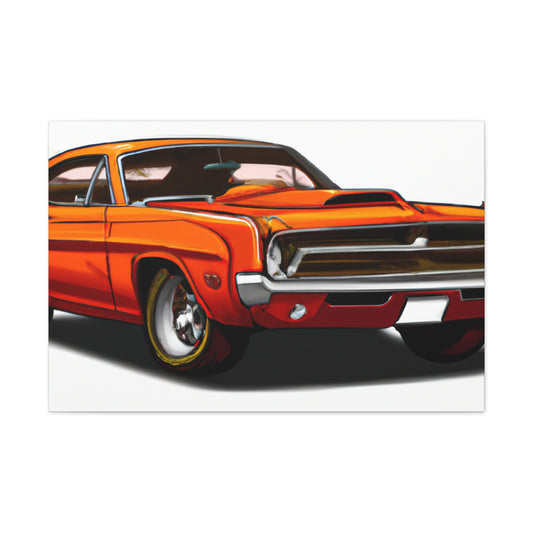 Blue Streak - Automobile - Canvas