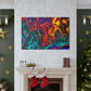 Up In Flames - Canvas - Abstract