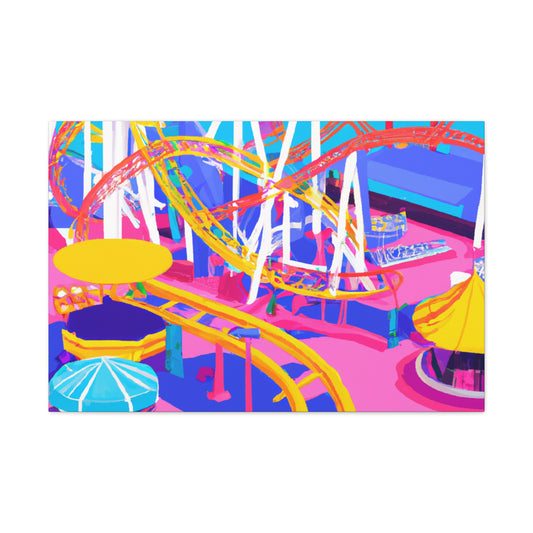 Crazy Town - Amusement - Canvas