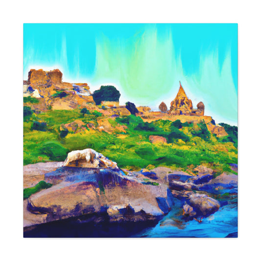 TajMahal- Destination India - Canvas