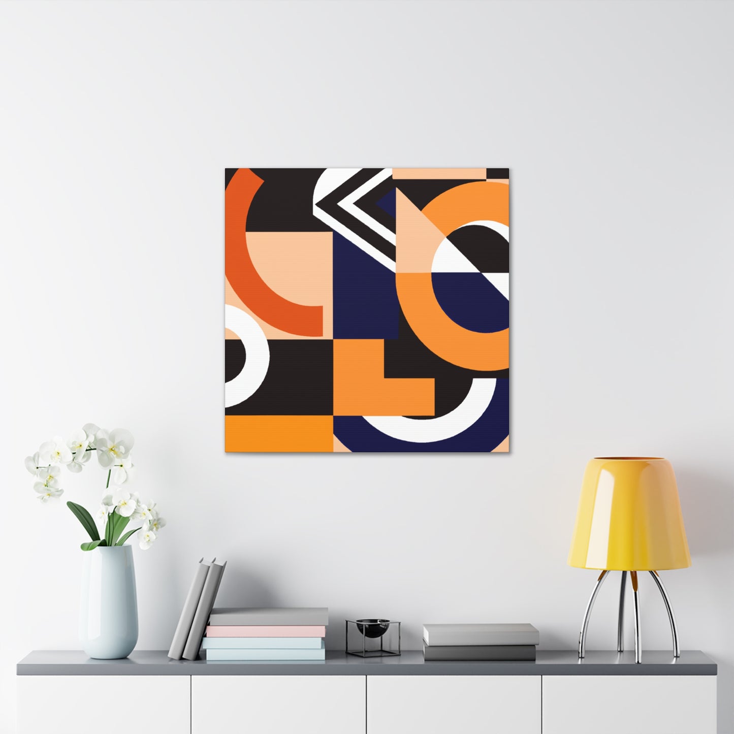 Teardrop Skywalk - Midcentury - Canvas