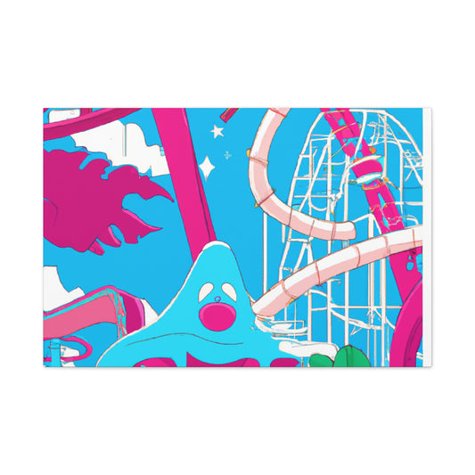 Palm Paradiso - Landscape - Amusement - Canvas