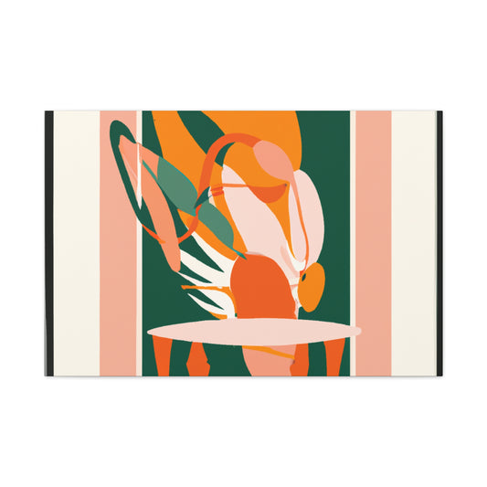 Flamingote - Midcentury Canvas