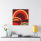 Circular Bliss - Midcentury Canvas