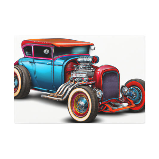 The Flaming Fury - Automobile - Canvas
