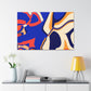 Aqua-Glow - Abstract - Canvas