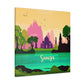 Taj Mahal - Destination India - Canvas