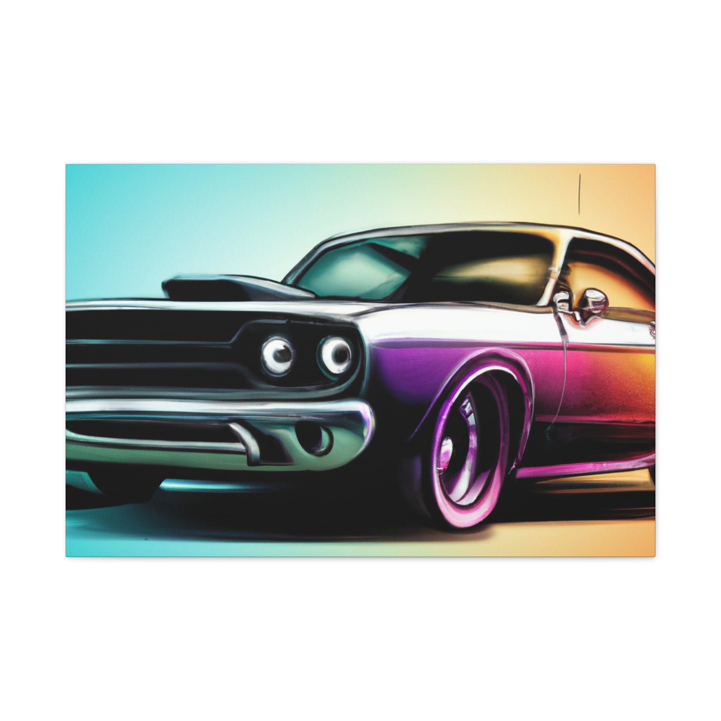 Classic "V-8" - Automobile - Canvas
