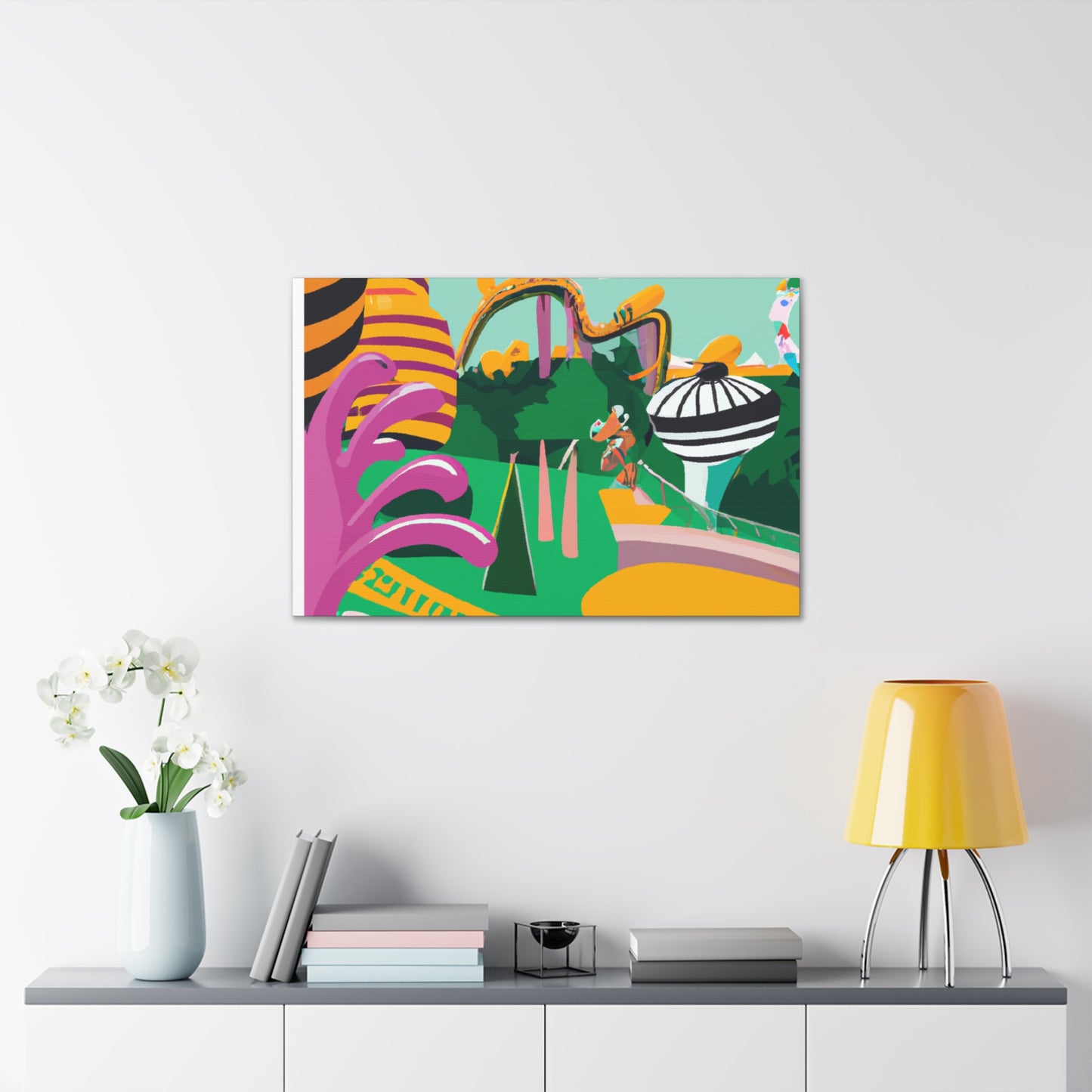 Verdant Valleyscape - Amusement - Canvas