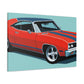 The Burnout Bronco - Automobile - Canvas