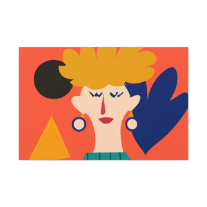 "Flower Power - Midcentury" - Canvas