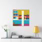 Harmonious Abstraction- Midcentury - Canvas