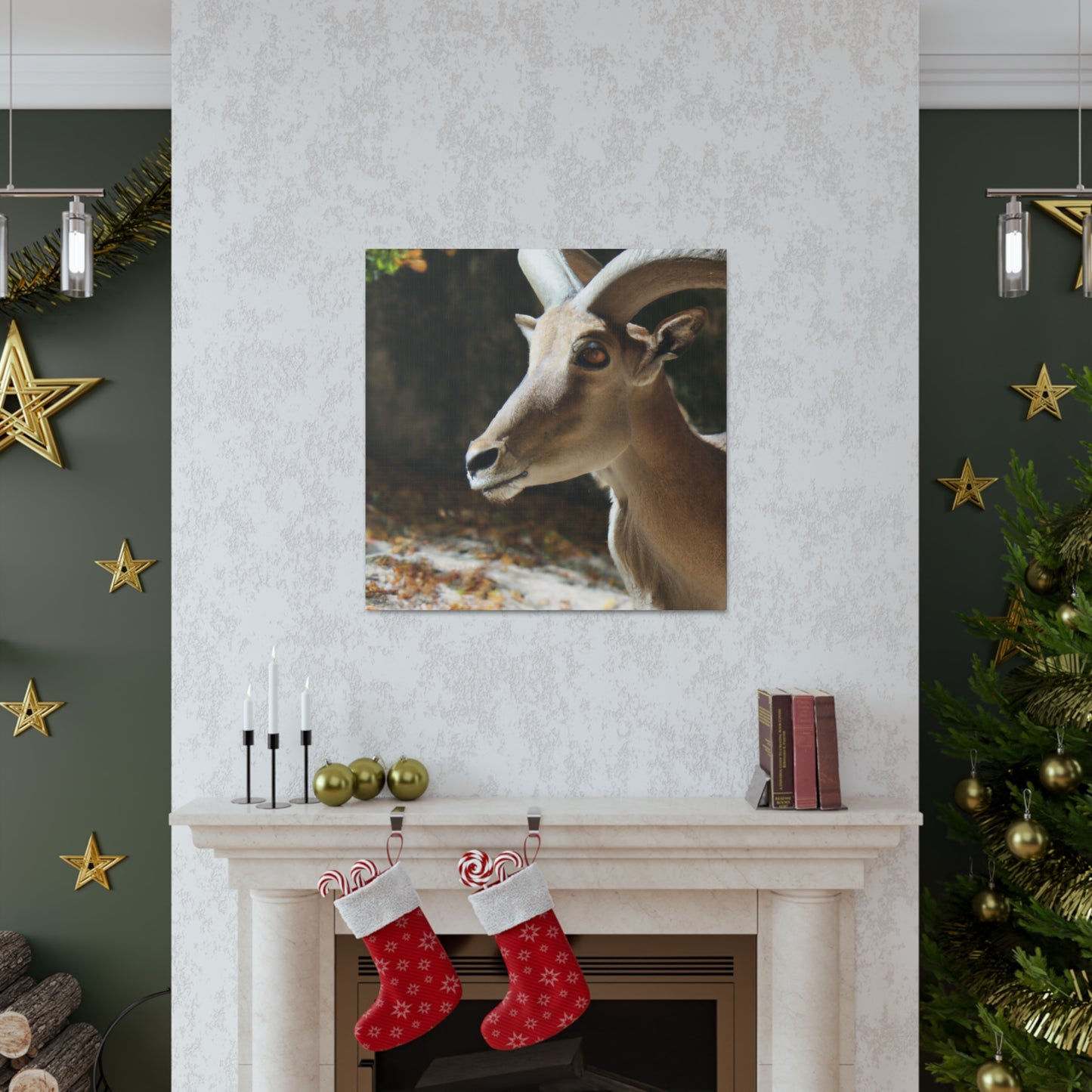 Elky Horn - Canvas Wildlife