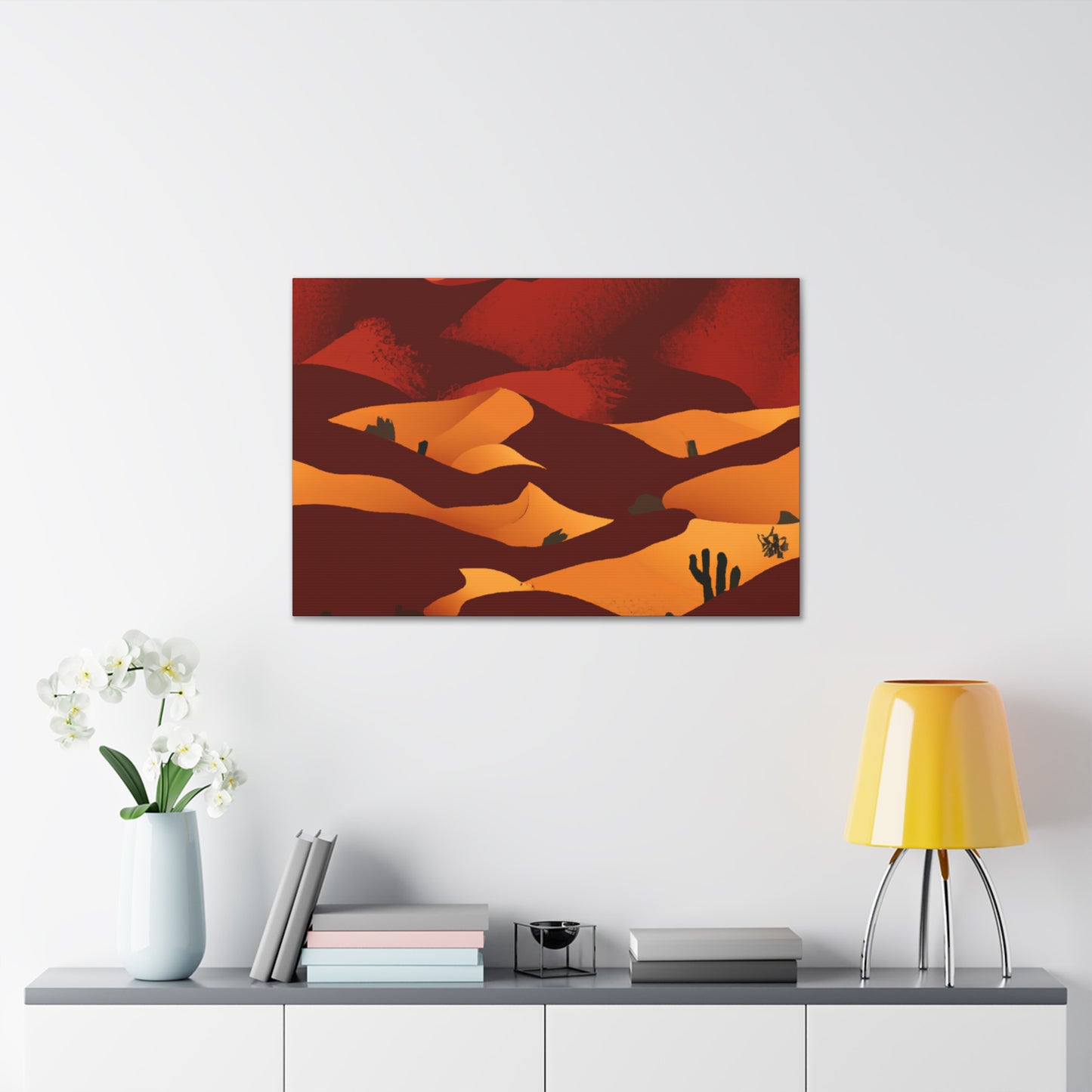 Retro Aesthetic - Vintage Contemporary - Desert - Canvas