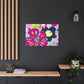 "Petals of Passage" - Floral Canvas