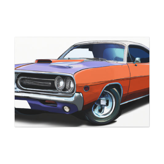 The "Grundy Gasser - Automobile" - Canvas