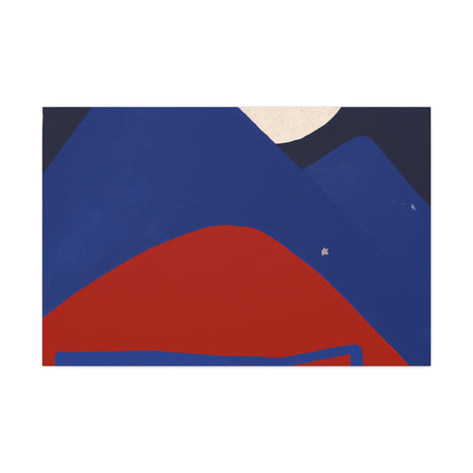 Dreaming Star- Midcentury - Canvas