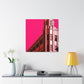 Straightup Splendor - The Visually Stunning Symmetry of Art Deco Architectural. - Canvas