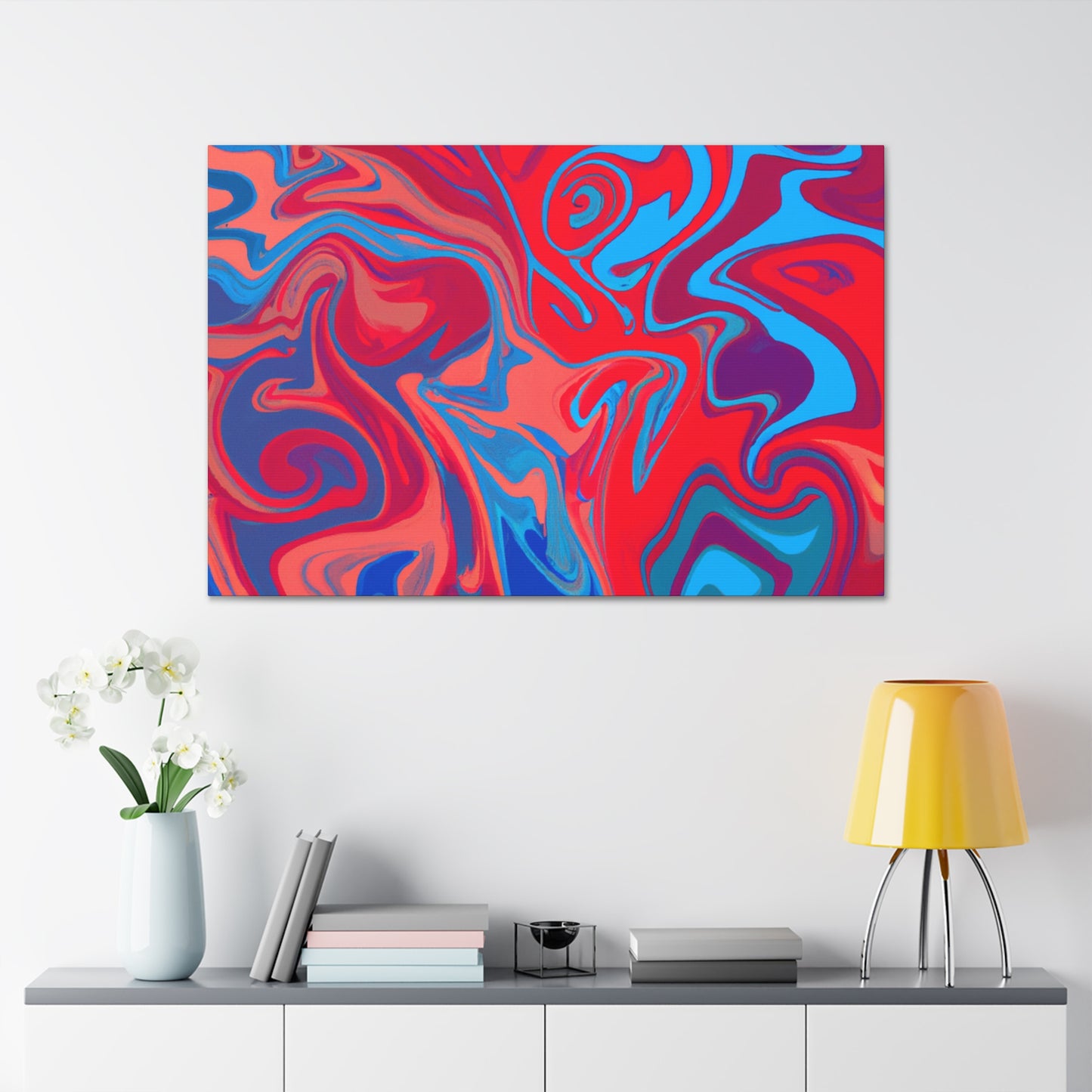 Luminous Liquid - Abstract - Canvas